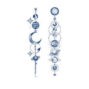 Celestial Tattoo Duo