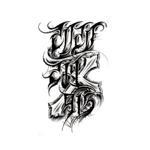 Dark Ink Lettering