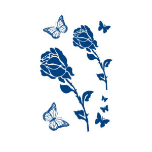 Roses and Butterflies