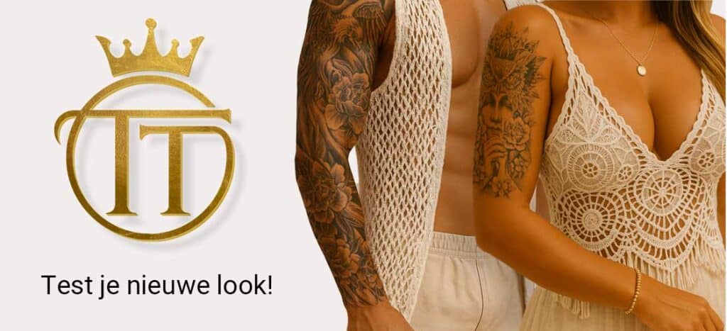 Tijdelijke tattoo voorbeelden – sleeve tattoos man en vrouw